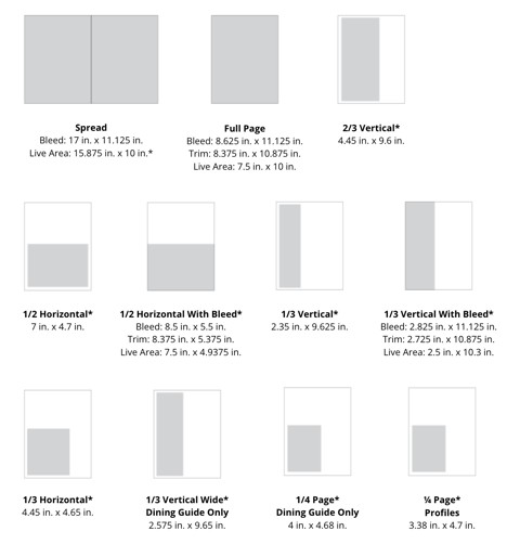 Advertising Specs