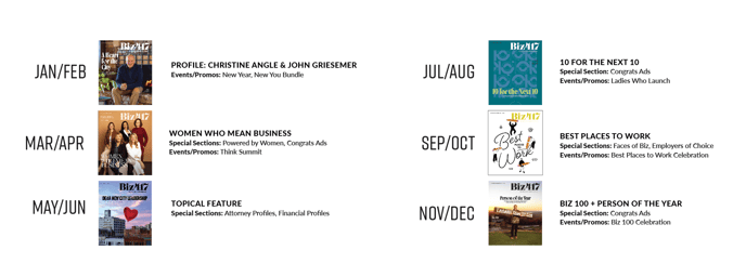 2026 Biz Editorial Calendar