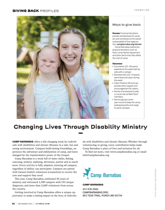 Giving Back profile